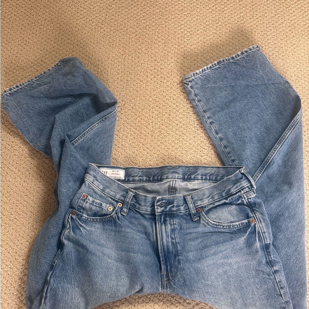 GAP Blue Flare Wide Leg Jeans - Picture 6 of 6